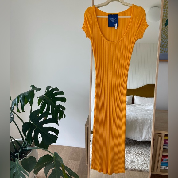 Simon Miller Andros Dress Sunset Orange XS Simon Miller Andros Dress Sunset Orange XS